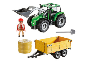 Playmobil Country Τρακτέρ Με Ρυμουλκόμενη Καρότσα - 9317