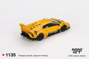 MINI GT Lamborghini Murcielago LB Silhouette Works GT EVO Yellow - MGT01135L