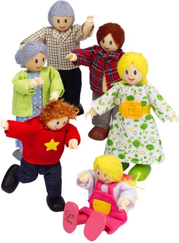 Hape Happy Family Ξυλινο Σετ Οικογενεια - E3500