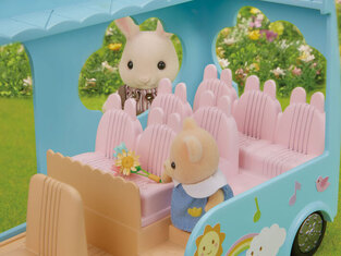 Sylvanian Families Χαρούμενο Σχολικό Λεωφορείο - SF5317