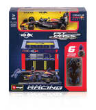 1/43 Burago Formula 1 Race Oracle Red Bull Rb20 Pit Stop Diorama - 18/38453