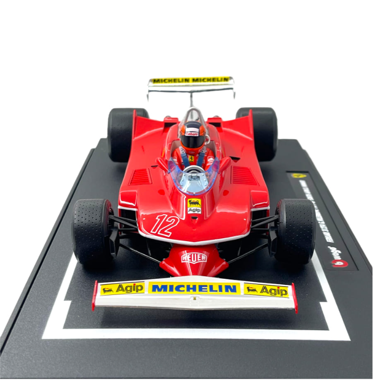 F1 Bburago 1/18 Ferrari 312Τ4 J.Scheckter 1979 GP Monaco Winner - 18/16814