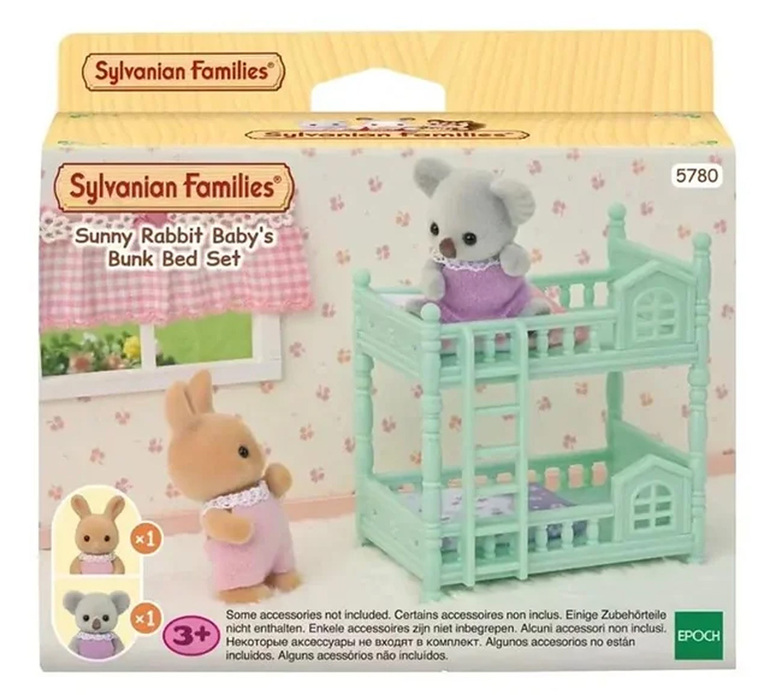 Sylvanian Families Sunny Rabbit Baby's Bunk Bed Set - SF5780