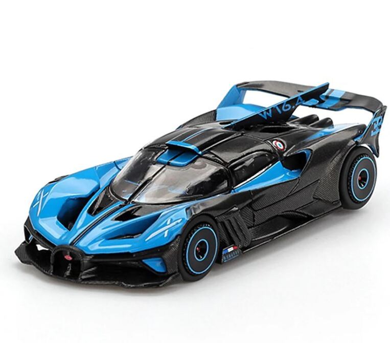 Mini GT 1:64 Bugatti Bolide Presentation - MGT01063-BL