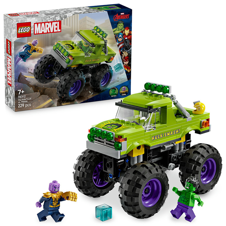 LEGO Marvel Lego The Hulk Truck Vs Thanos - 76312