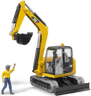 Εκσκαφέας Cat Mini με Ερπήστριες & Εργάτη - BR002466
