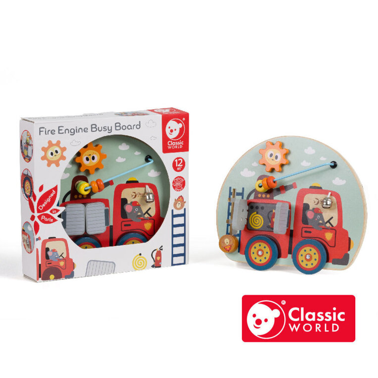 Classic World Busy Board - Επιφάνεια Δραστηριοτήτων Πυροσβεστική - C20168