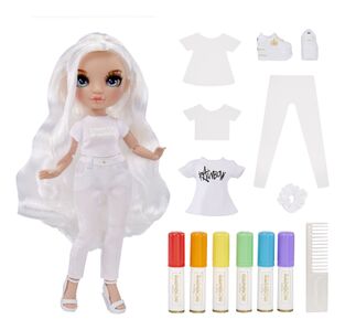 Rainbow High Color & Create Diy Fashion Doll - Blue Eyes - 594123EUC