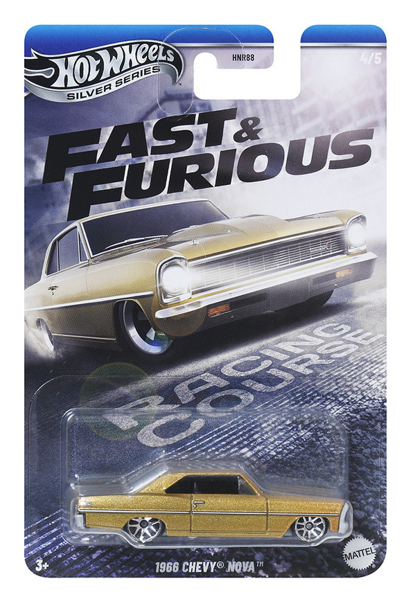 Hot Wheels Premium Silver Series - Fast And Furious 1966 Chevy Nova - JBY42