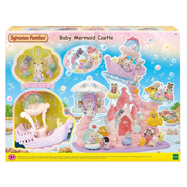 Sylvanian Families Baby Mermaid Castle - Κάστρο Για Γοργόνες Μωρά - SF5701