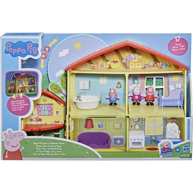 Peppa Pig Peppa's Adventures Playtime to Bedtime House - F2188