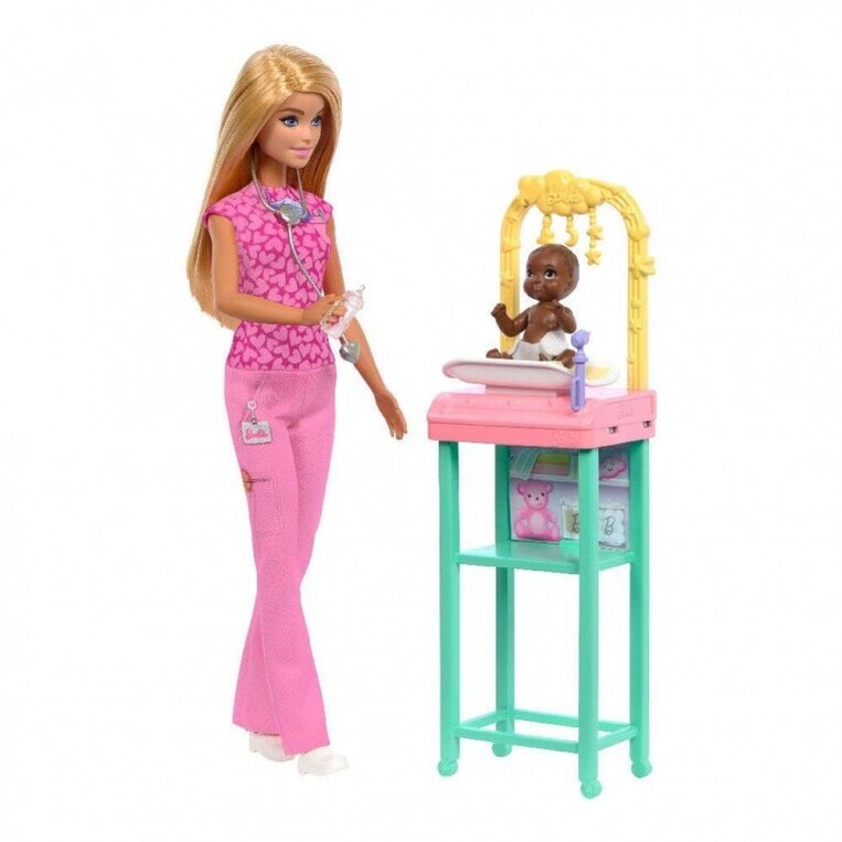 Barbie Επαγγέλματα Κούκλα Παιδίατρος - JCR72