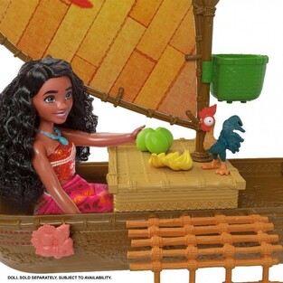 Disney Vaiana Ocean Voyager Canoe Playset - JLN22