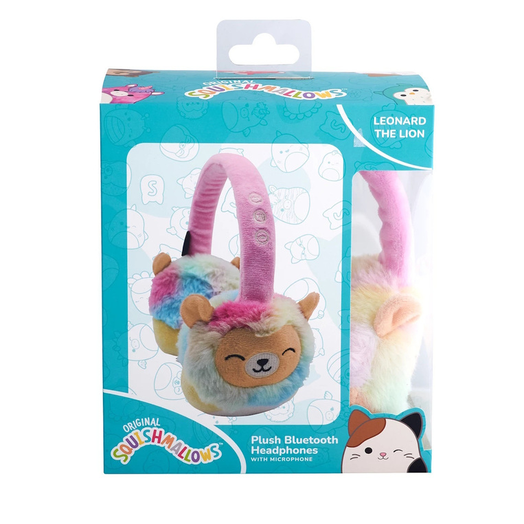 Squishmallows Ακουστικά Bluetooth Με Μικρόφωνο Leonard - 122225