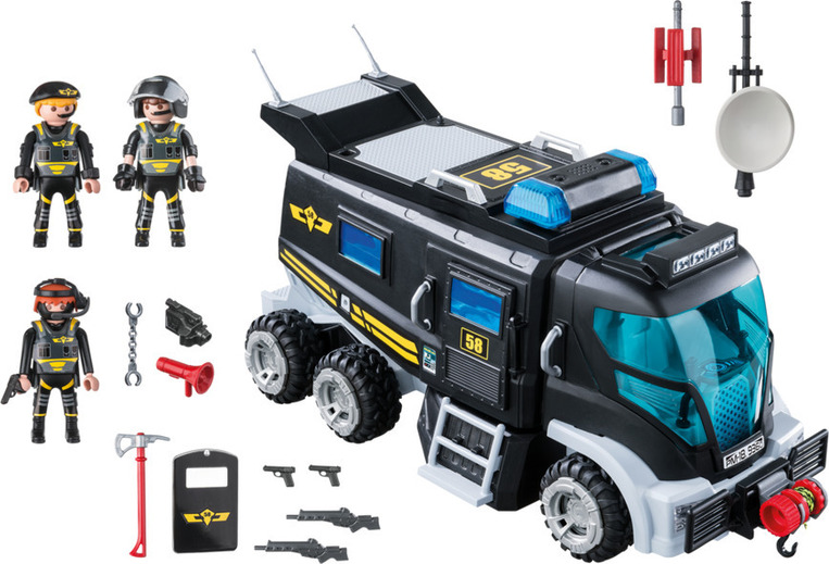 Playmobil City Action Θωρακισμένο Όχημα Ειδικών Αποστολών – 9360