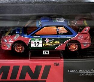 MINI GT Subaru Impreza WRC98 #17 2000 Rally New Zealand Chase - MGT01211-BLC