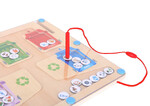 Tooky Toys Ξύλινος Μαγνητικός Λαβύρινθος Ανακύκλωση - TH065