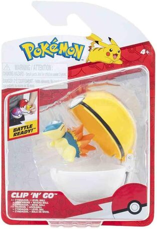 Pokemon Clip 'N' Go - Level Ball with Cyndaquil Φιγούρα (5cm) - PKW4150
