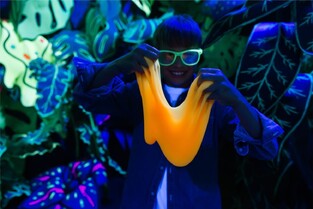 Tuban Διαδραστική Jiggly Slime Fluo Glow Πορτοκαλί - TU3822
