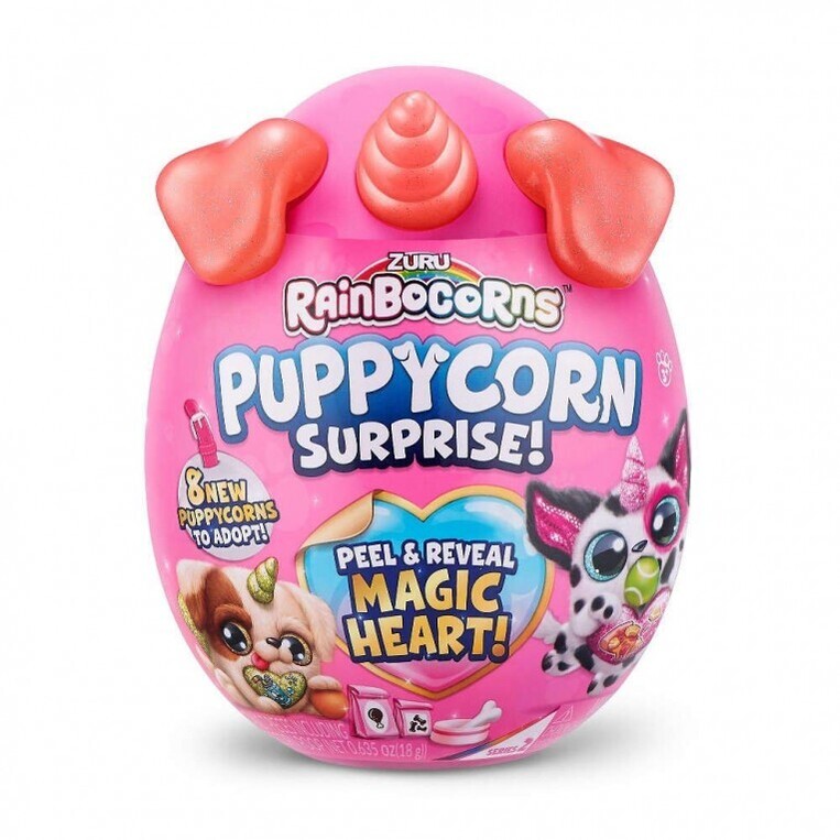 Rainbocorns Puppycorn Sparkle Heart Λούτρινο Έκπληξη σε Αυγό Σειρά 4 - 11809251
