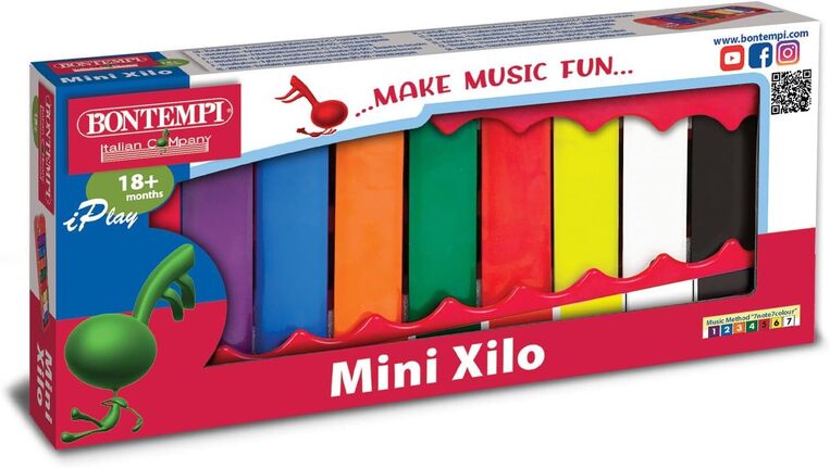 Metallophone With 8 Coloured Notes - 550833