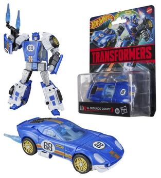 Transformers x Hot Wheels Collaborative Deluxe Class - El Segundo Coupe 13cm - G2221