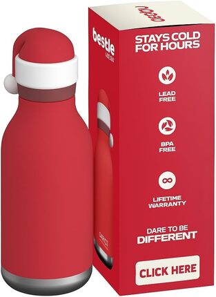 Asobu Bestie Bottle Ανοξείδωτο Μπουκάλι Θερμός 460ml Santa - GRAF05481