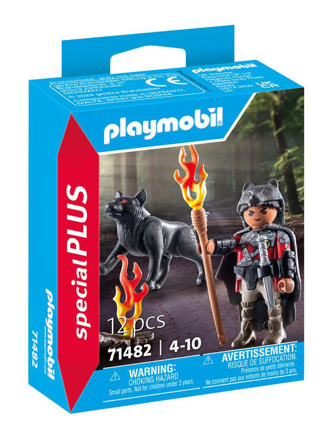 Playmobil Special Plus Πολεμιστής Με Λύκο - 71482