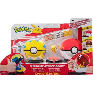 Pokemon Battle Toy 2 Pieces Pikachu Vs Machop - PKW2721
