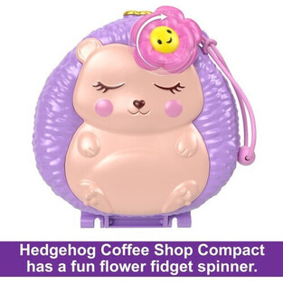 Polly Pocket Hedgehog Coffee Shop Compact - HRD37