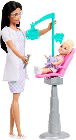 Barbie: You Can Be Anything - Dentist With Kid Doll - JMK15