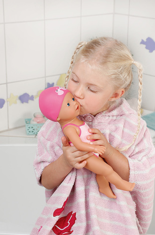 Baby Born Κούκλα Κολυμβήτρια 30Cm  - 835302-116222