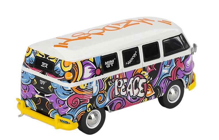 Mini GT Blister Volkswagen T1 Microbus Mizu Design - MGT01191BL