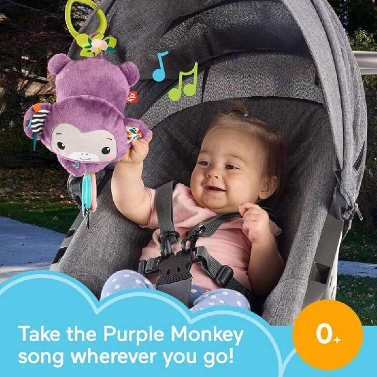 Fisher-Price Κρεμαστό Μαϊμουδάκι Με Μουσική - JFF02