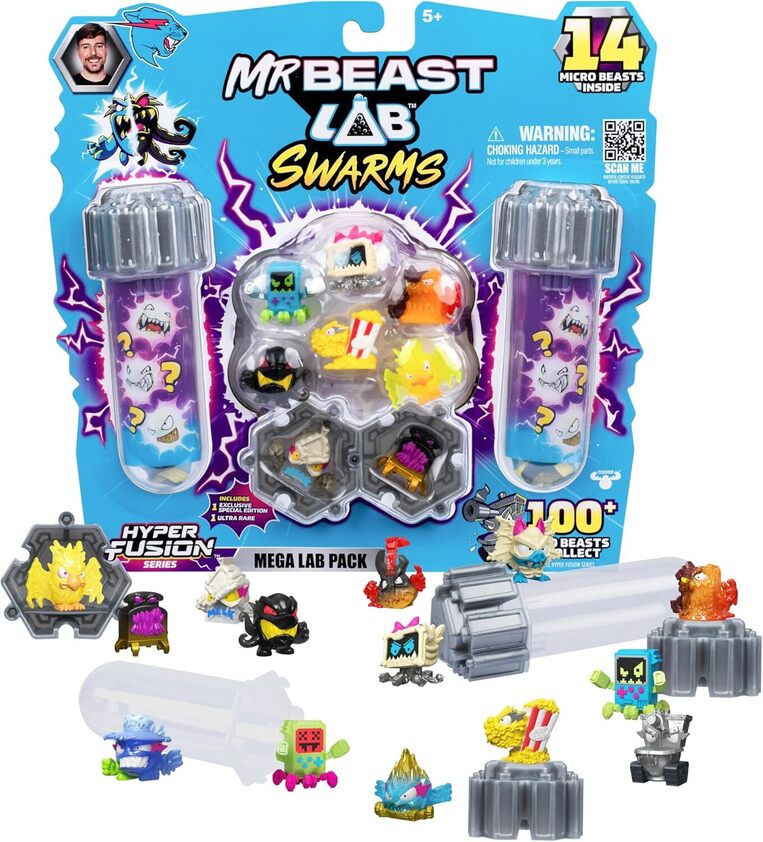 MrBeast Lab Swarms Mega Hyper Fusion Series 4 - Mega Lab Pack - MOTO24788
