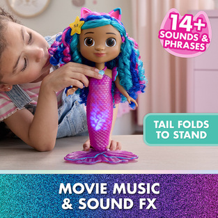 Gabby's Dollhouse - Sing & Shine Mermaid 'Gabby' - 6074338
