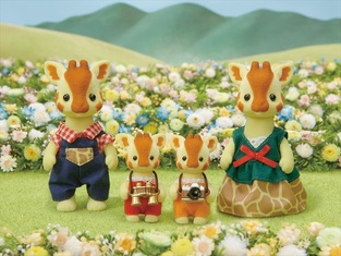 Sylvanian Families Highbranch Giraffe Family - SF5639