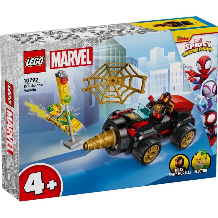 Lego Super Heroes Spidey Drill Spinning Vehicle -  10792