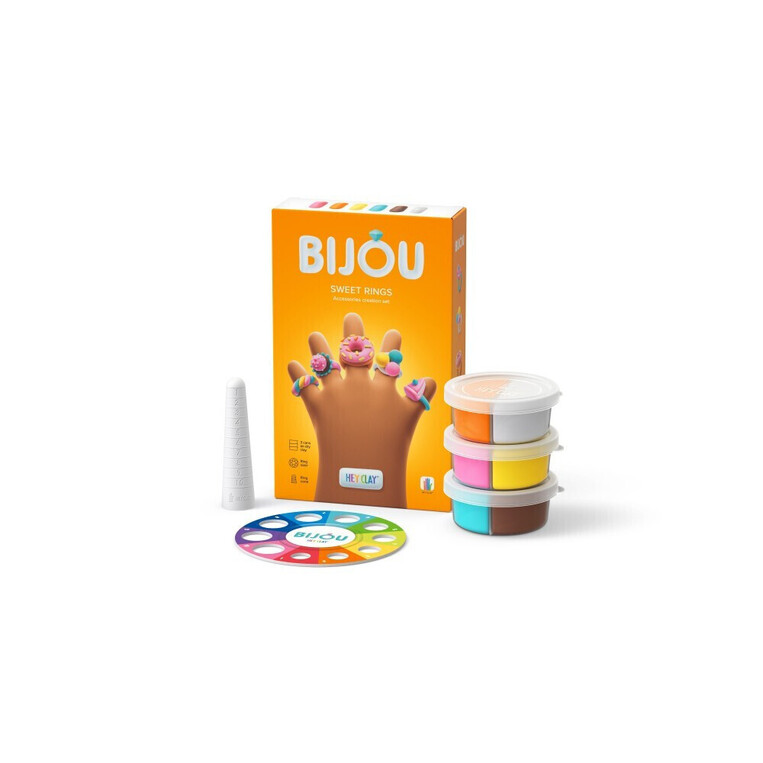 Hey Clay Bijou Sweet Rings 3 Cans - 440066