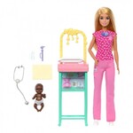 Barbie Επαγγέλματα Κούκλα Παιδίατρος - JCR72