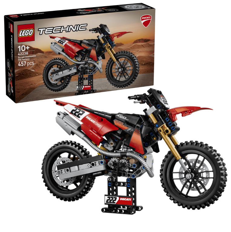 LEGO Technic Ducati Desmo450 MX Factory Motorcycle - 42238