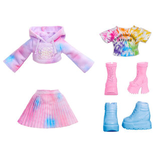 Kούκλα Raibow High Set Watercolor & Create Tie Dye (Μωβ Μάτια) - 507581EUC