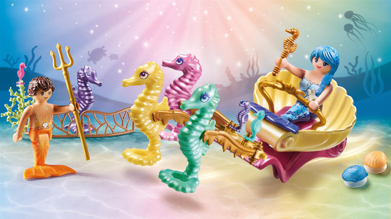 Playmobil Princess Magic Γοργονο-άμαξα Με Ιππόκαμπους - 71500