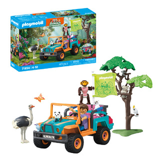 Playmobil Animals & Friends: Όχημα 4Χ4 Και Άγρια Ζώα - 71854