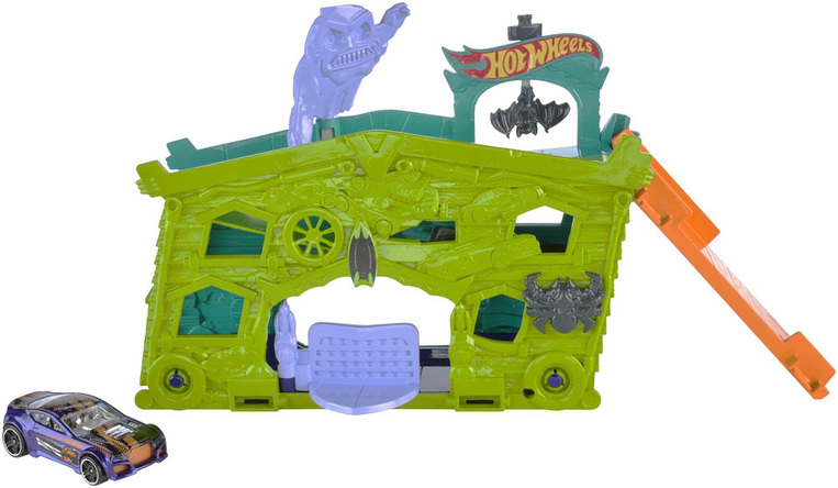 Hot Wheels City Αναδιπλούμενη Πίστα Ghost Garage - FJN38