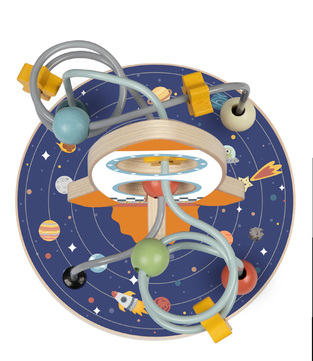 Tooky Toy Ξύλινος Πύραυλος Λαβύρινθος - TP058