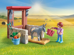 Playmobil Country Starter Pack Φροντίζοντας τα Γαϊδουράκια - 71471