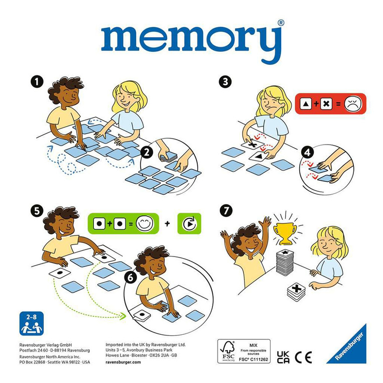 Ravensburger Επιτραπέζιο Μνήμης Memory Φύση - 05-20881