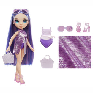 Κούκλα Rainbow High Swim & Style Fashion Doll 28cm Violet (Purple) - 507314EUC