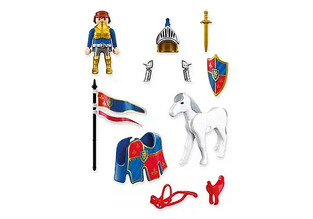 Playmobil Αρχηγός Λεοντόκαρδων Ιπποτών Με Άλογο - 72119